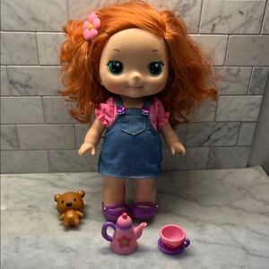 Lilly Tikes 12” Sing Along Doll ( kitchen not included)